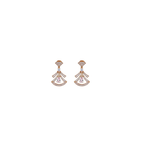 Hermes | Rose Fan Earrings