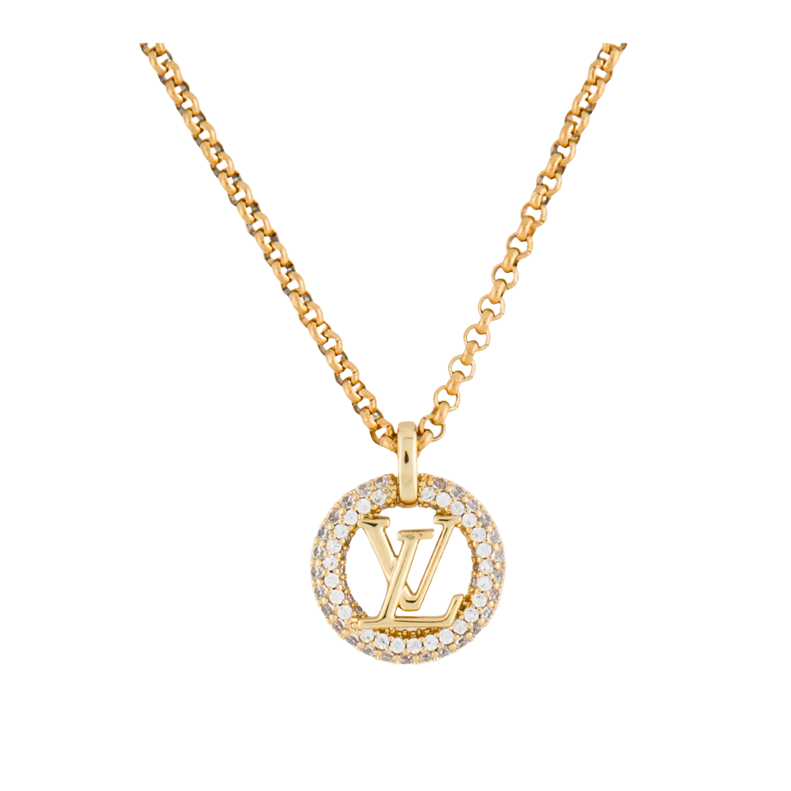 Fendi |LV Logo Pendant Necklace