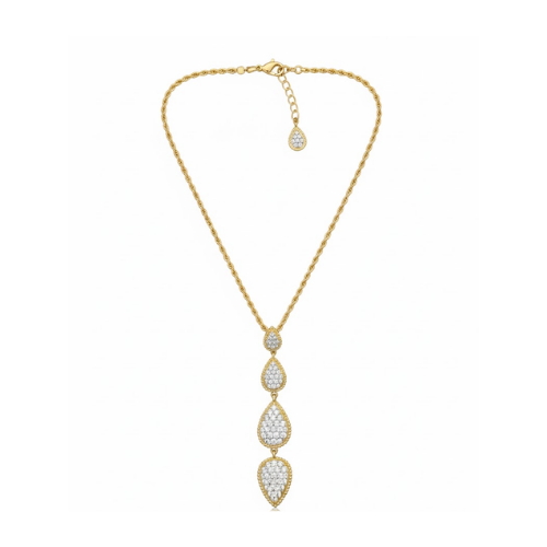 Hermes | Pear Drop Necklace