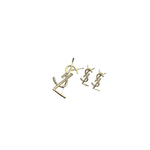 Dior | YSL Logo Earrings Set