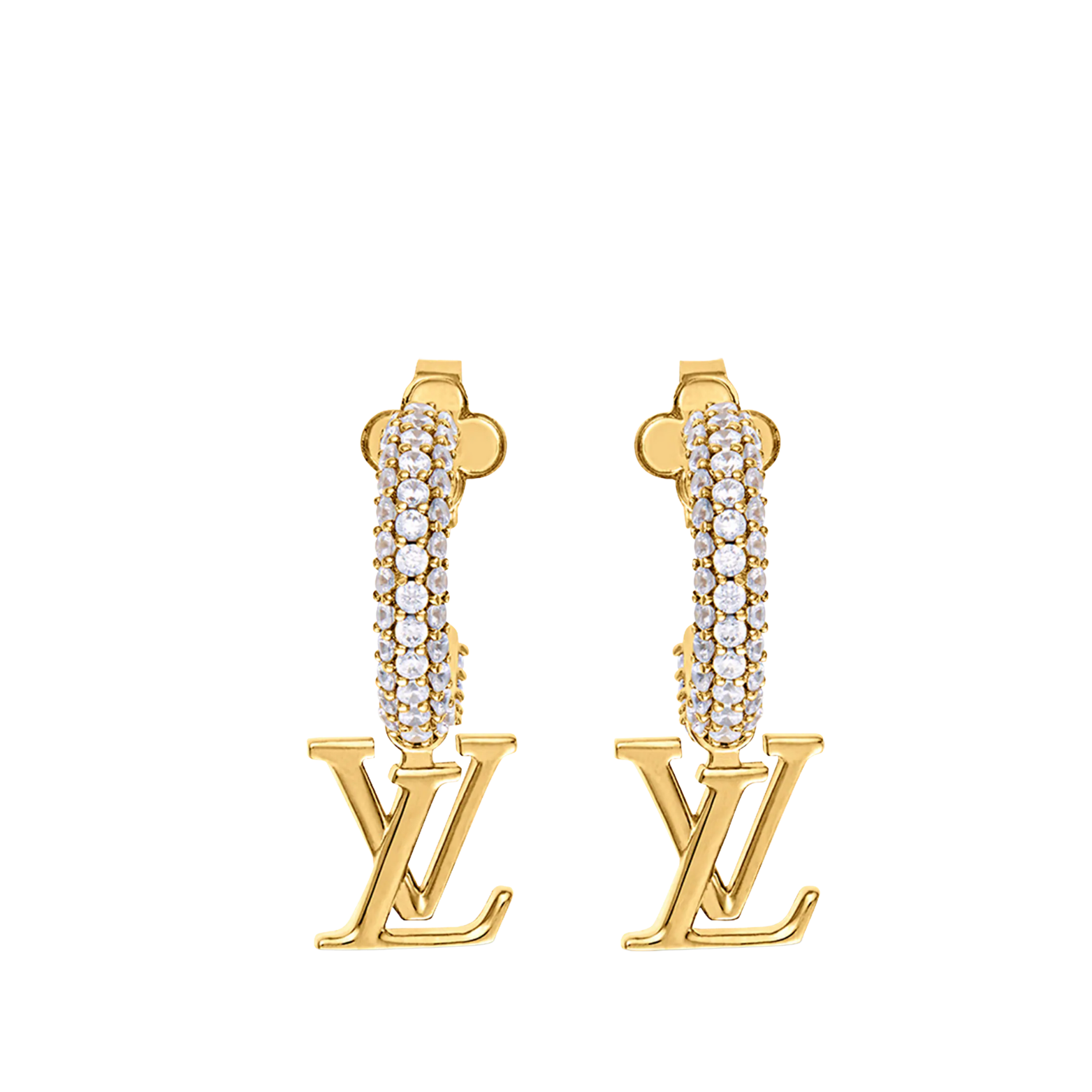 Fendi | LV Logo Hoop Earrings