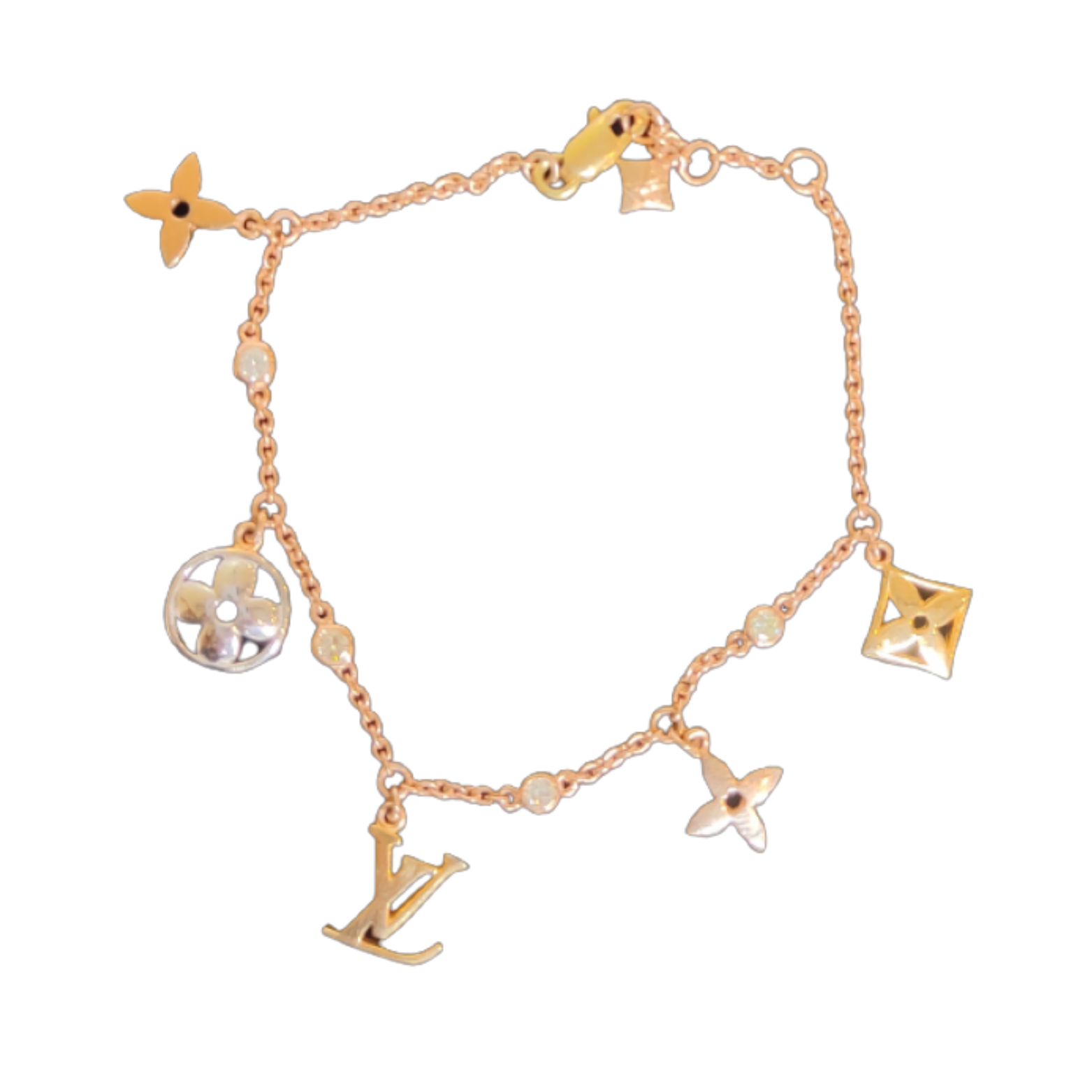 Hermes | LV Monogram Charm Bracelet