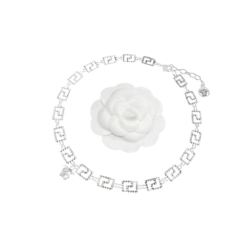 Hermes | Silver Square-Link Necklace