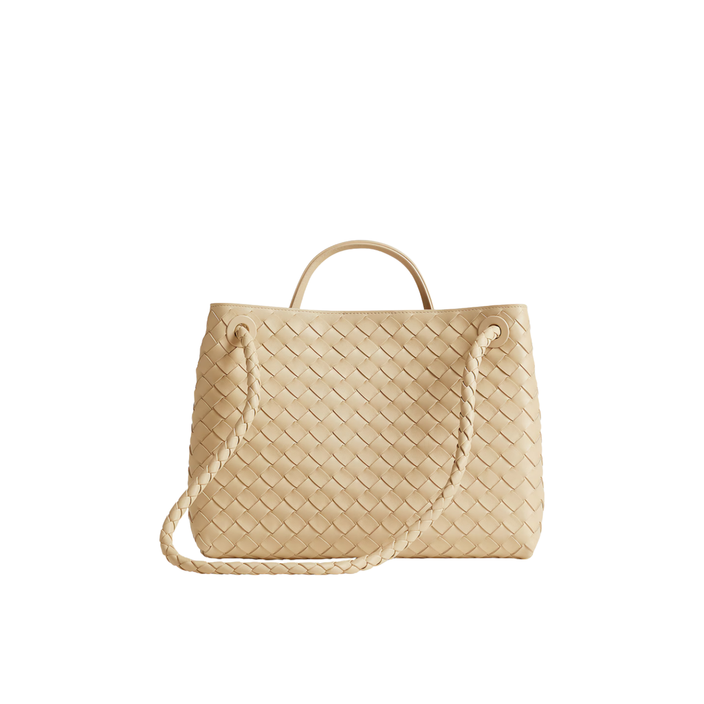 Bottega Veneta | Andiamo Beige leather tote bag