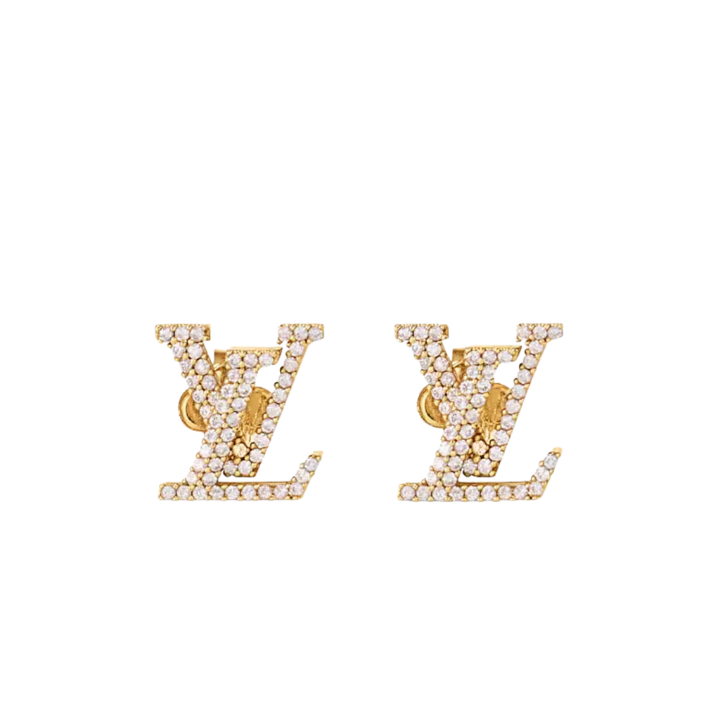 Dior | LV logo stud earrings