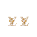 Dior | LV logo stud earrings