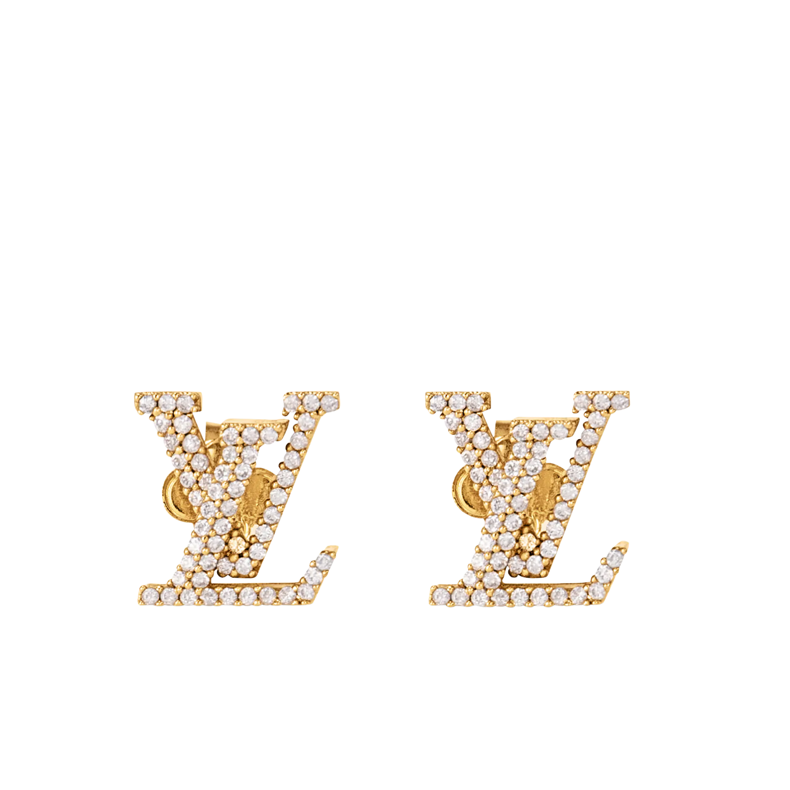 Dior | LV logo stud earrings