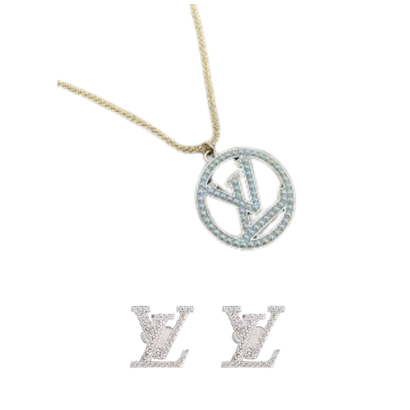 Dior | Crystal Circle Necklace Set