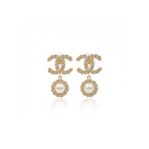 Hermes | Pearl Drop Logo Earrings