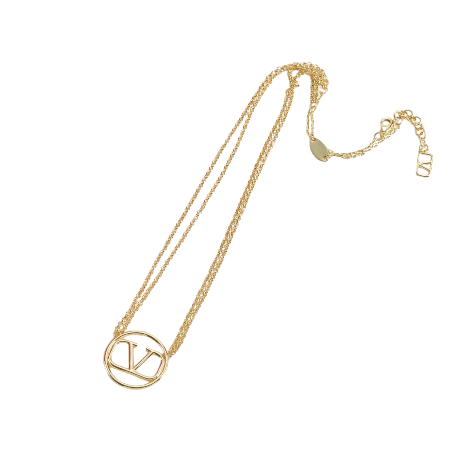 Hermes | V Logo Pendant Necklace