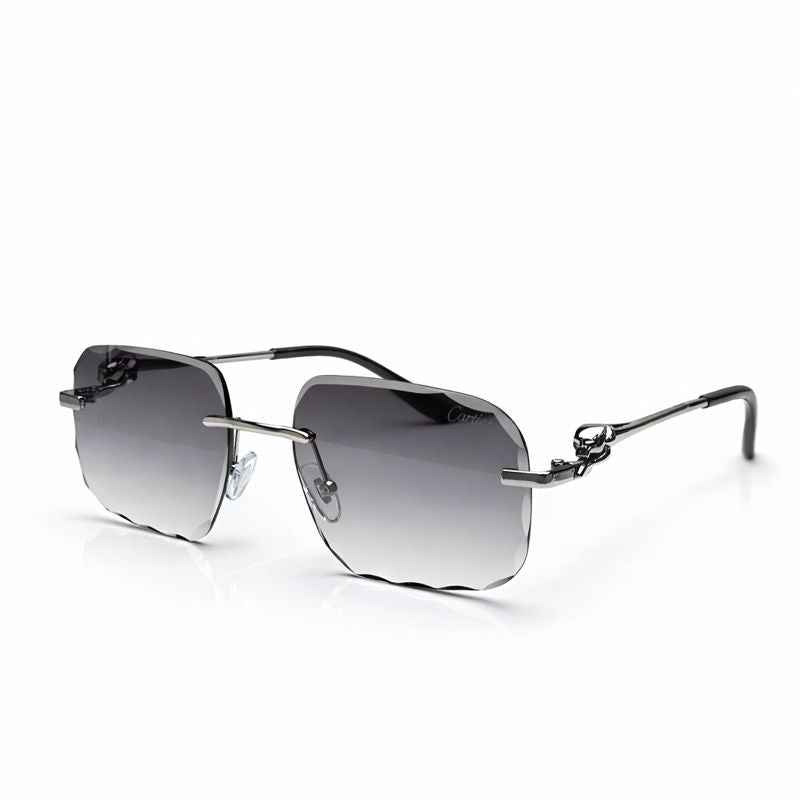 Cartier | Bold Black Lens Sunglasses