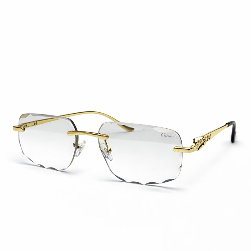 Cartier | Classic Rimless Frame Sunglasses