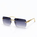 Cartier | Bold Black Luxury Sunglasses