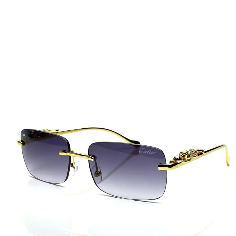 Cartier | Black Aviator Sunglasses