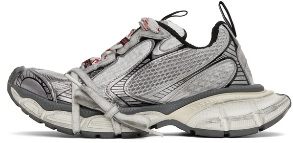 BALENCIAGA Gray & White 3XL Sneakers